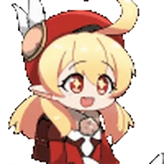 💣 Klee Genshin Impact Klee, Genshin Impact, anime, schattig, videogame telegram sticker