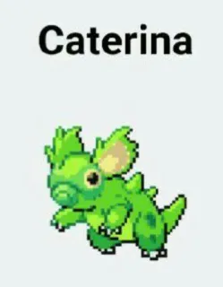 🆘 Caterina dinosaurus, imut, hijau, kartun, binatang, stiker telegram sticker