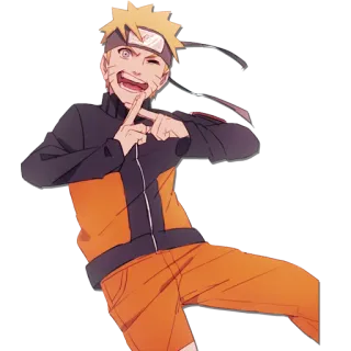 😄 Naruto Uzumaki Naruto アニメ, ナルト, うずまき, 忍者, 漫画 telegram sticker