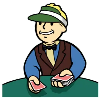 Fallout | @huickers telegram stickers