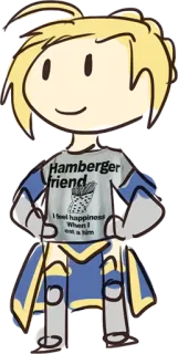 🍔 Hamberger friend
I feel happiness
When I
eat him cibo, hamburger, cartone animato, amico, felicità, foodie telegram sticker