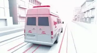 🌟 Van, Transport, Fahrzeug, Stadt, Straße telegram sticker
