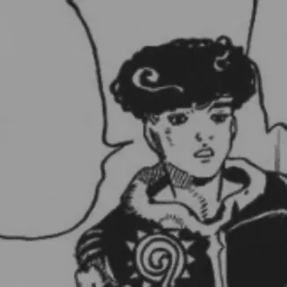 🏹 Josuke Higashikata JoJo's Bizarre Adventure manga, anime, jojo, josuke higashikata telegram sticker
