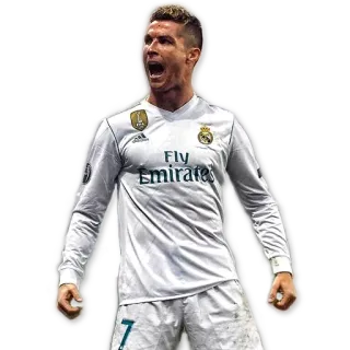 👇 Cristiano Ronaldo foot, football, sport, célébration, athlète whatsapp sticker
