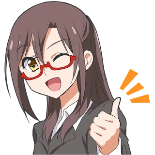 Секретарша @Nyasticks telegram stickers