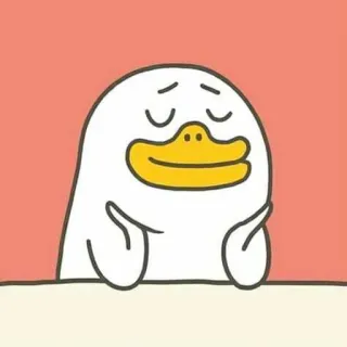 🐣 เป็ด, การ์ตูน, น่ารัก, สัตว์ telegram sticker