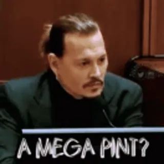 Johnny Depp @stickersb2b whatsapp stickers