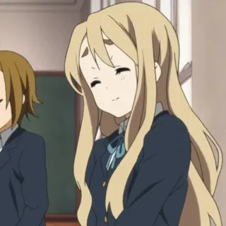 🍼 Аниме, Девушка, K-On, Мило, Школа, Форма telegram sticker