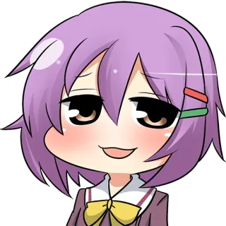 😏 Anime, Chibi, Lucu, Karakter, Kartun, Gadis telegram sticker