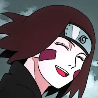 😊 Rin Nohara Naruto アニメ, 野原リン, ナルト, 女性, 忍者 telegram sticker