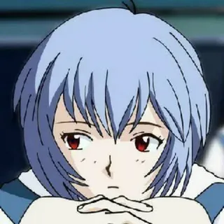 💙Rei Ayanami By:※Flávinha※💙 whatsapp stickers