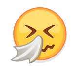 🤧 Biểu tượng cảm xúc, Ốm, Hắt hơi, Khăn giấy, Bệnh, Dị ứng, Cảm lạnh, Cúm telegram sticker