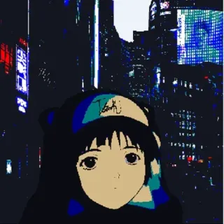 iwakura lain by @humanityc by @fStikBot telegram stickers