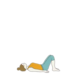 🧘‍♀️ yoga, exercise, fitness, woman, pose, health whatsapp sticker