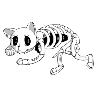 Bonycat telegram stickers