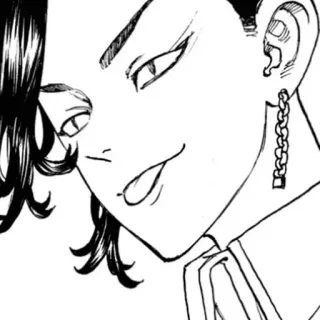 🤑 Anime, Charakter, Manga, Kunst, Zeichnung, Porträt telegram sticker