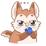 🧃 animal, cartoon, juice, drink, cute, kawaii telegram sticker