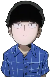 ❤ Mob Mob Psycho 100 Anime, Charakter, Mob Psycho 100, Mob, Junge whatsapp sticker