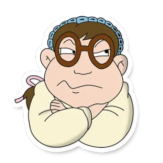 🤨 Susie Carmichael Rugrats Cartone animato, Susie Carmichael, Rugrats, Personaggio, Adesivo telegram sticker