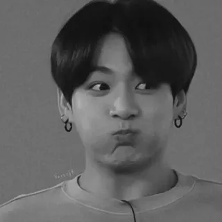 ♟ Jungkook jungkook, kpop, bts, tête drôle telegram sticker