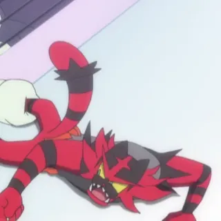 😵 Incineroar Pokemon pokemon, incineroar, fire type, anime, monster telegram sticker