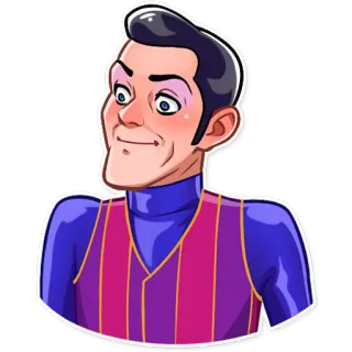 🙂 Robbie Rotten LazyTown 卡通, 反派, LazyTown, 罗比·罗腾, 角色 telegram sticker