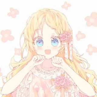 🌨️ Anime, Fille, Mignon, Dessin animé, Illustration, Kawaii whatsapp sticker
