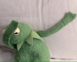 😎 Kermit the Frog Kermit, Muppets, puppet, green, frog, meme telegram sticker