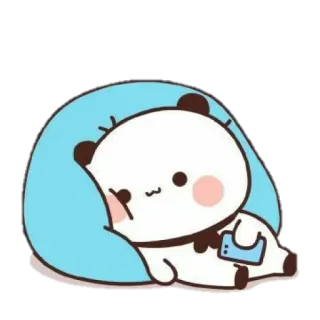 🐻 panda, carino, cartone animato, orso, animale, kawaii telegram sticker