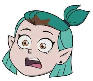 😦 Amity Blight The Owl House phim hoạt hình, Disney, phù thủy, Amity, The Owl House telegram sticker