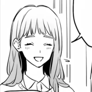 🧸 Manga, Anime, Mädchen, lächelnd telegram sticker