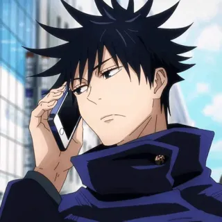 🐺 Megumi Fushiguro Jujutsu Kaisen Anime, Jujutsu Kaisen, Megumi Fushiguro, Charakter, Manga whatsapp sticker