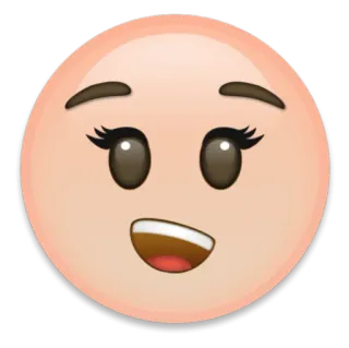 😀 emoji, face, smile, cartoon, icon telegram sticker