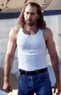 🥃 Nicolas Cage actor, movie, man, portrait telegram sticker