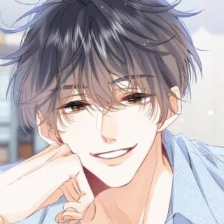 👌 Anime, Manga, Ritratto, Uomo, Maschio telegram sticker