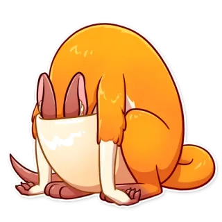 🙈 kangguru, binatang, lucu, kocak, kartun whatsapp sticker