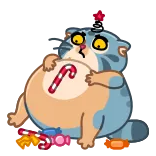 Snow Manul whatsapp stickers