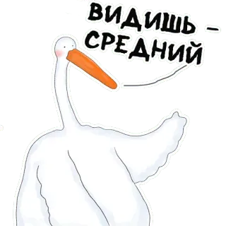 🖕 ВИДИШЬ - СРЕДНИЙ telegram sticker