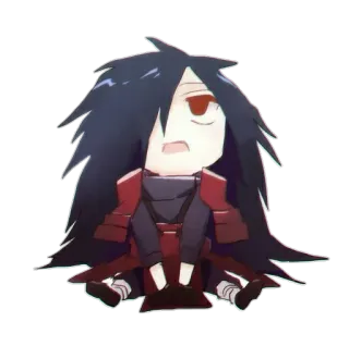 🙄 Madara Uchiha Naruto Anime, Naruto, Uchiha, Madara, Chibi, Autocollant whatsapp sticker