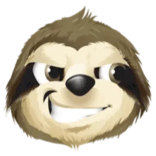 👀 Preguiça, Animal, Fofo, Engraçado, Desenho animado whatsapp sticker