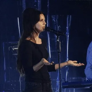 🤷‍♀ Lana Del Rey cantora, músico, artista, Lana Del Rey, mulher telegram sticker