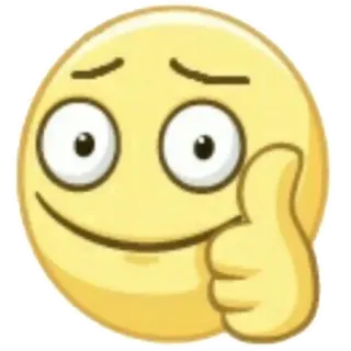 😧 絵文字, いいね, 承認, 笑顔, ポジティブ whatsapp sticker