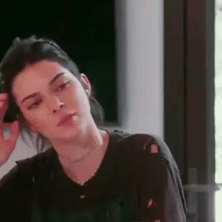 💕 Kendall Jenner person, model, celebrity, Kendall Jenner telegram sticker