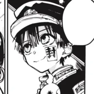 🥢 Hanako Toilet-bound Hanako-kun 封 anime, manga, hanako-kun, toilet-bound, character, boy, Japanese telegram sticker