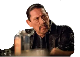 ☹️ Danny Trejo actor, celebrity, movie, man, portrait telegram sticker
