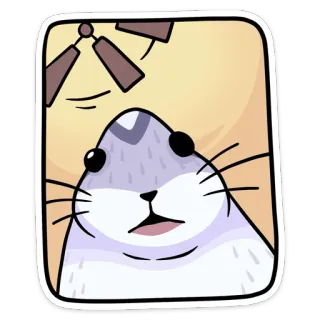 😊 햄스터, 만화, 동물, 애완동물, 귀여운, 그림 telegram sticker