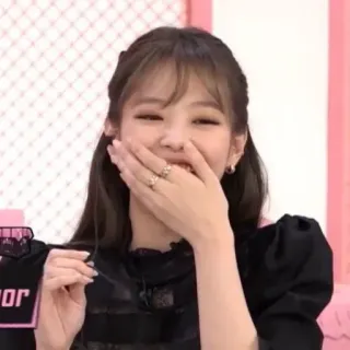 😘 Jennie K-pop, Корейский, Певица, Женщина, Улыбка, Женщина, Blackpink whatsapp sticker