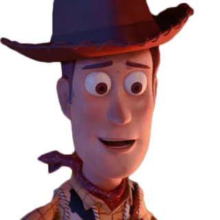😊 Woody Toy Story cartone animato, cowboy, sceriffo, giocattolo, western, Pixar telegram sticker