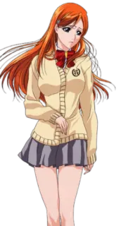 😔 Orihime Inoue Bleach anime, Bleach, character, Orihime Inoue telegram sticker