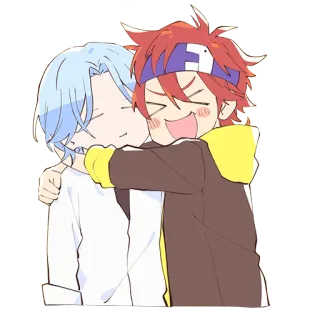 ❤️ Anime, Freundschaft, Zuneigung, Cartoon telegram sticker